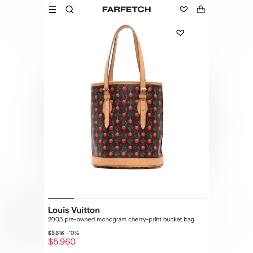 Murakami Louis Vuitton  LV 🍒Cerises Colab - with Takashi Murakami - Rare- FIRM - Picture 12 of 13